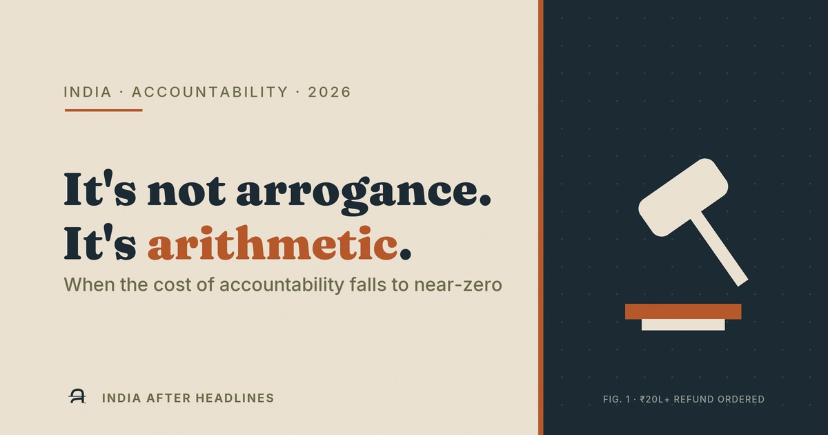 'It's not arrogance. It's arithmetic.' — how a parliamentary majority changes the political cost of a minister resigning.